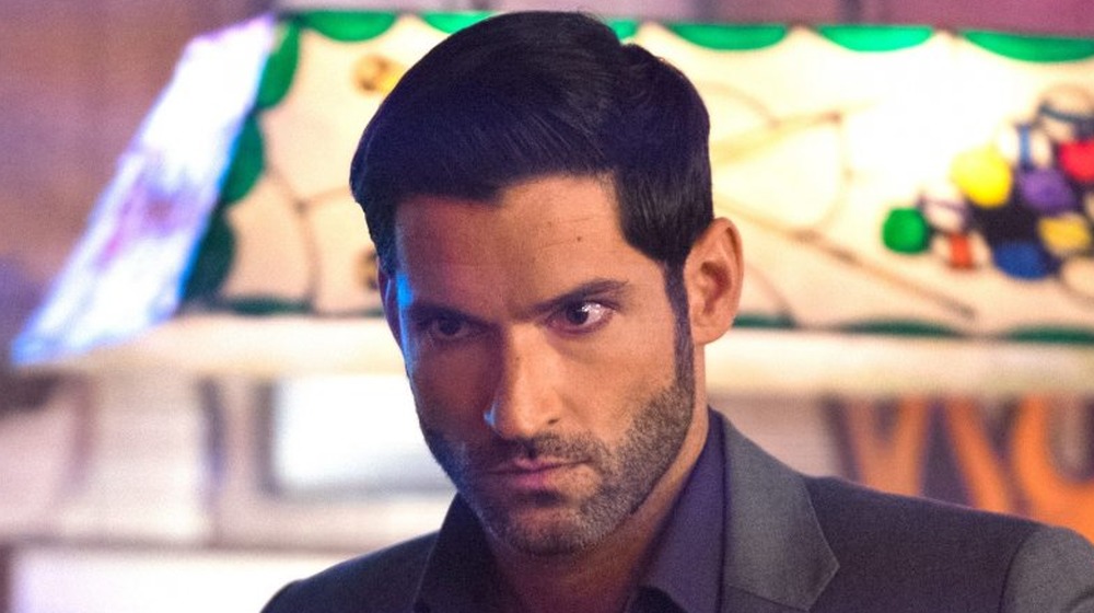 Lucifer Morningstar looks angry