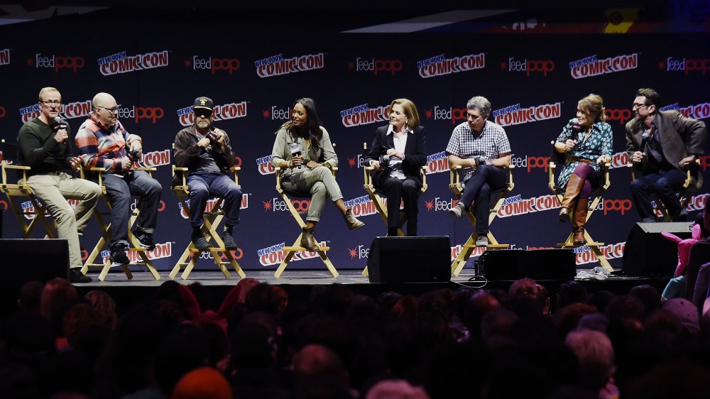 The cast of Archer at New York Comic Con