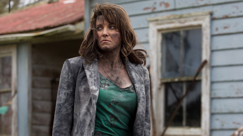 Lucy Lawless, Bruce Campbell, Dana DeLorenzo and Ray Santiago in "Ash vs. Evil Dead"