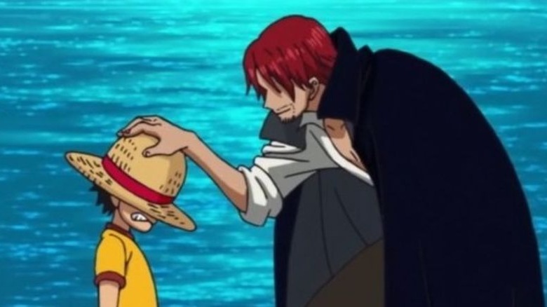 Shanks gifts the straw hat