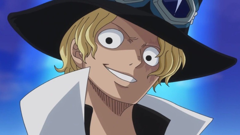 Sabo grins, One Piece