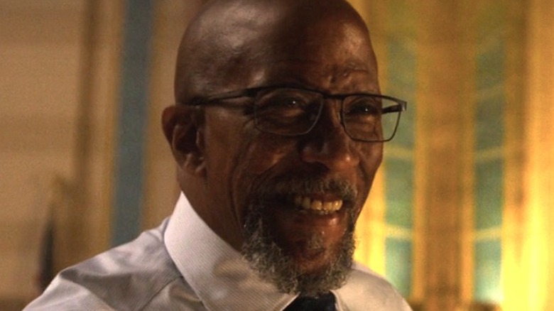 Reg E. Cathey smiling