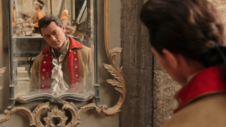 Beauty and Beast Gaston Mirror