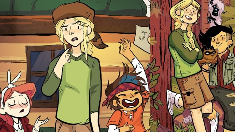 A scene from "Lumberjanes." 