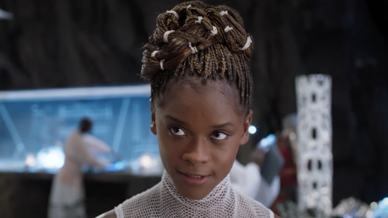 Letitia Wright as Shuri in Black Panther