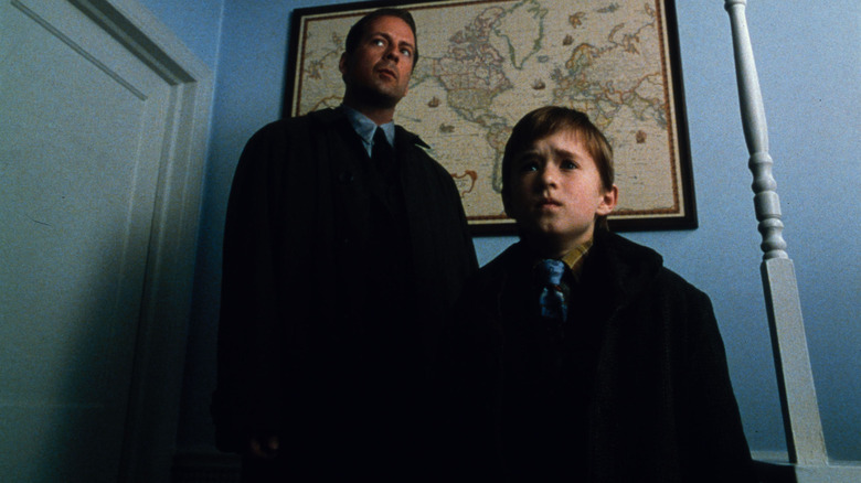 Bruce Willis and Haley Joel Osment in "The Sixth Sense"