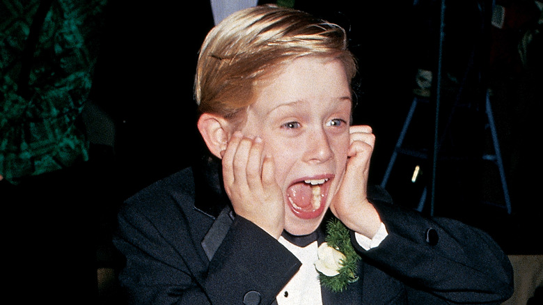 Macaulay Culkin screaming