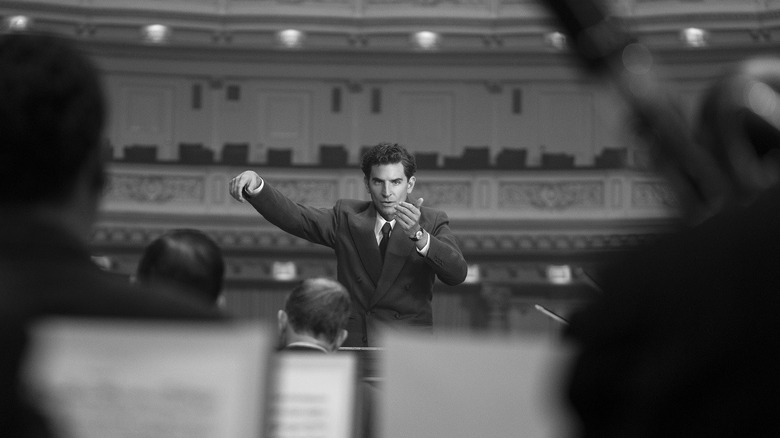 Bradley Cooper conducting