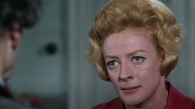 Maggie Smith argues in headmistress' office