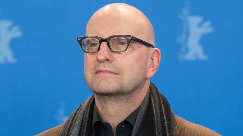 Steven Soderbergh smiling