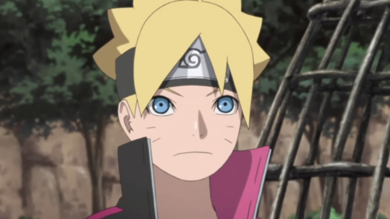 Boruto Uzumaki looking forward