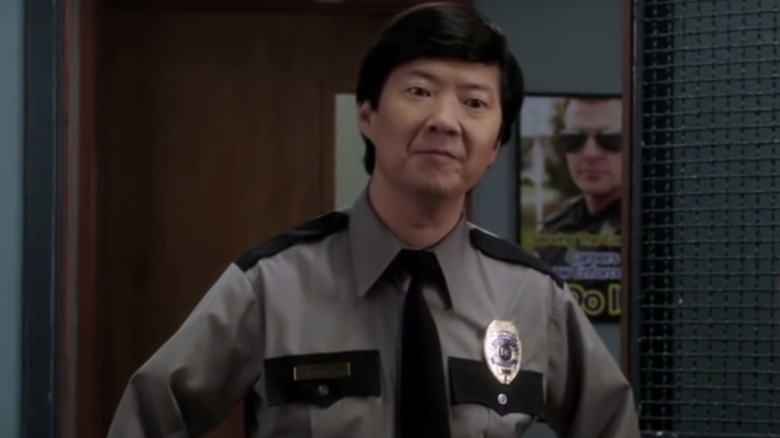 Ken Jeong in security uniform Community