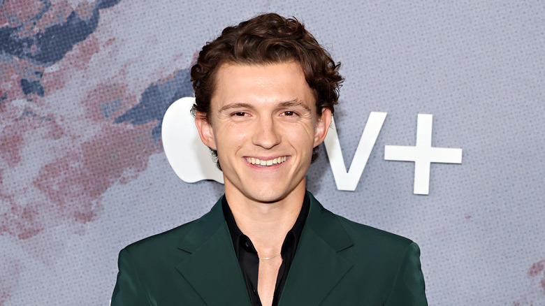 Tom Holland smiling