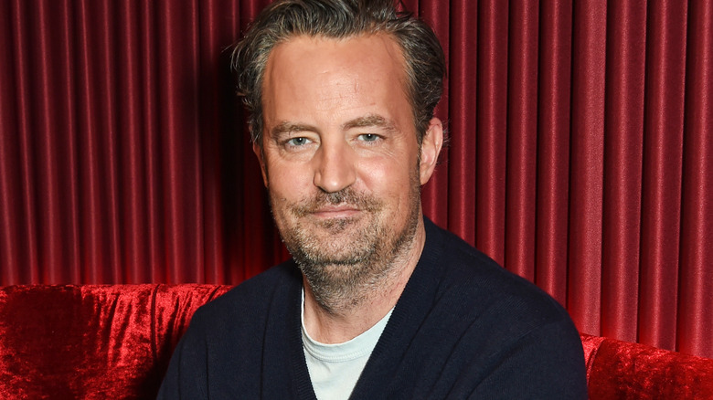 Matthew Perry smiling