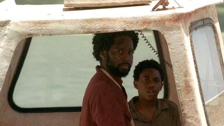 Malcolm David Kelley and Harold Perrineau in Lost