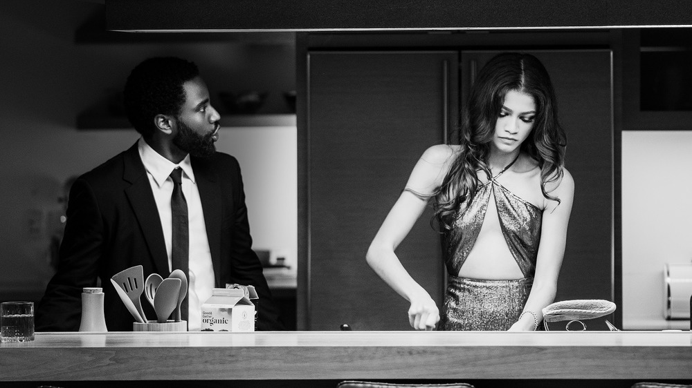 Malcolm and Marie in the kitchen