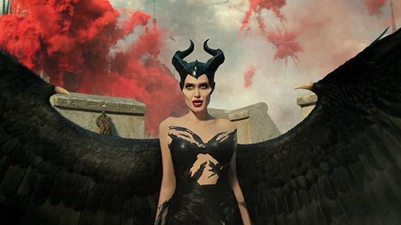 Maleficent spreading her wings