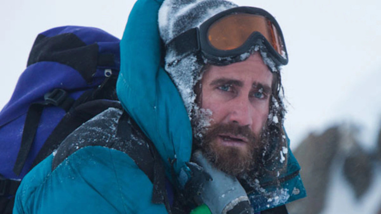 Gyllenhaal braves the elements