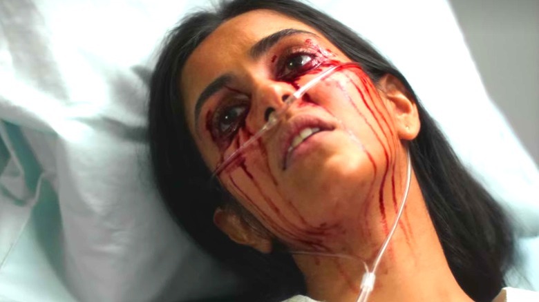 Saanvi cries tears of blood