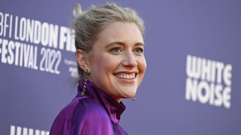 Greta Gerwig smiling