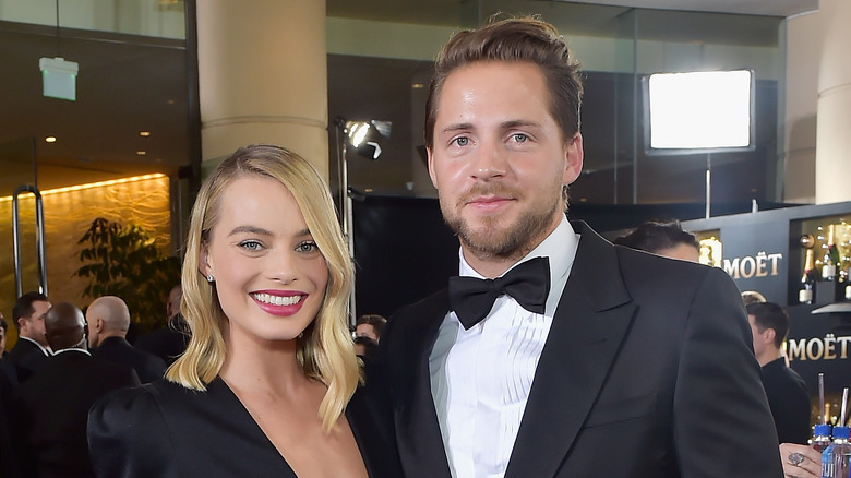 Margot Robbie and Tom Ackerley