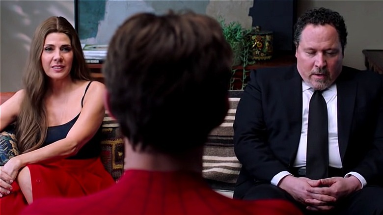 Peter confronts Happy and Aunt May 