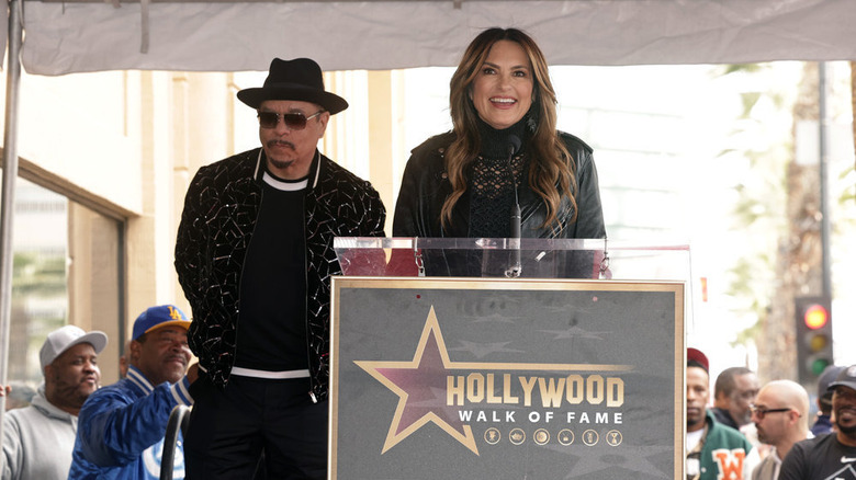 Hargitay and Ice at the Hollywood Walk of Fame