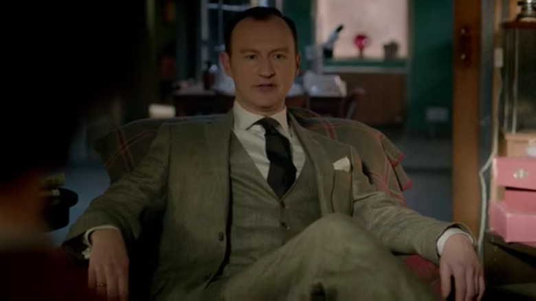 Mark Gatiss as Mycroft Holmes in Sherlock