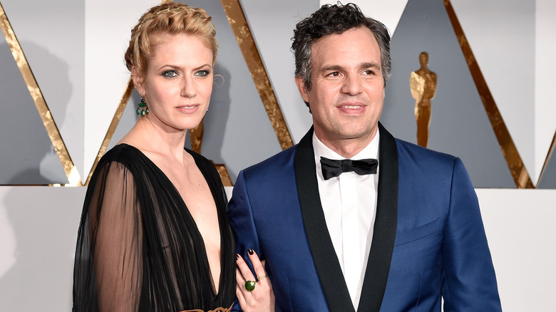 Mark Ruffalo and his wife Sunrise 