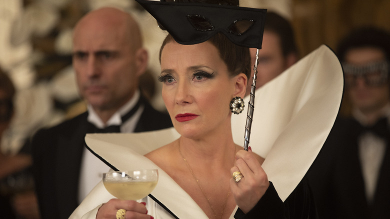 Mark Strong and Emma Thompson in "Cruella"