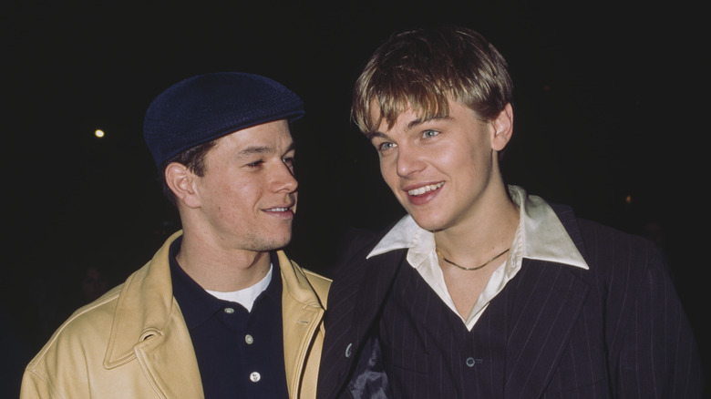 Mark Wahlberg and Leonardo DiCaprio smiling