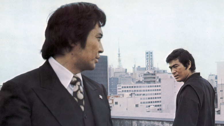 Sonny Chiba on guard