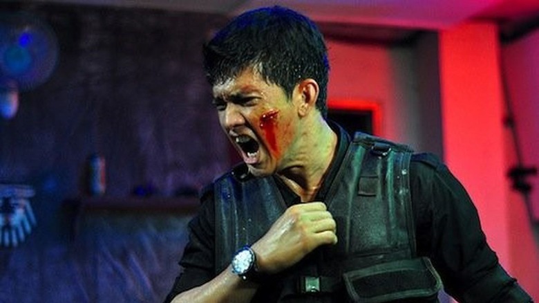 Iko Uwais bleeds from face