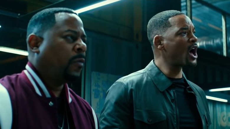 Martin Lawrence and Will Smith angry