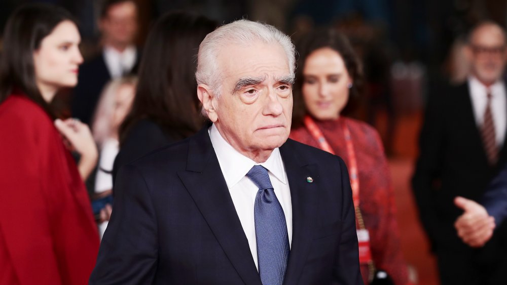 Martin Scorsese on the red carpet for The Irishman