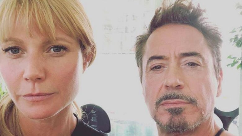 Pepper and Tony Stark talking