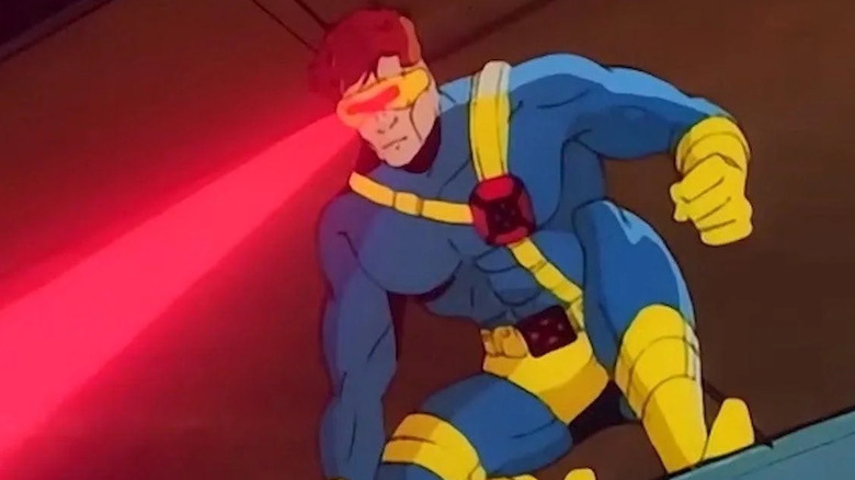 Cyclops shoots a laser