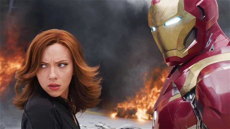 Black Widow and Iron Man