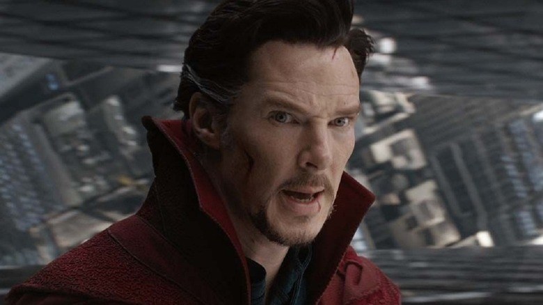 An annoyed Doctor Strange