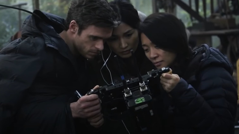 Chloe Zhao directs Gemma Chan and Richard Madden