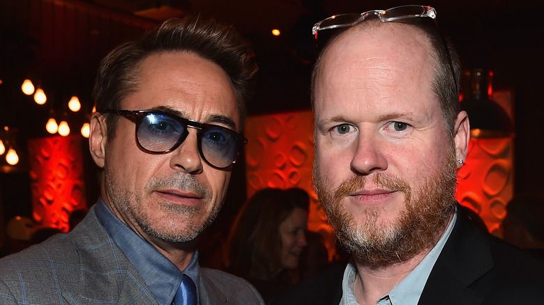 Robert Downey Jr. and Joss Whedon