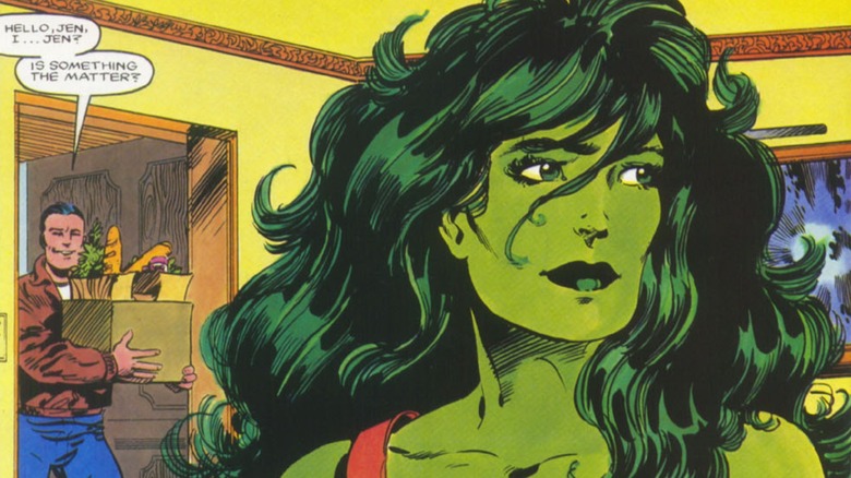 She-Hulk looking thoughtful