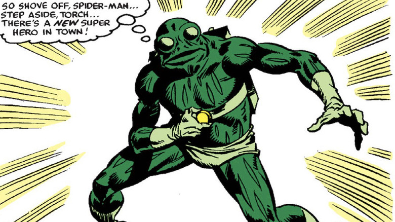 Frog-Man suits up