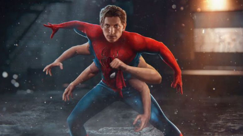 Peter Parker with six arms