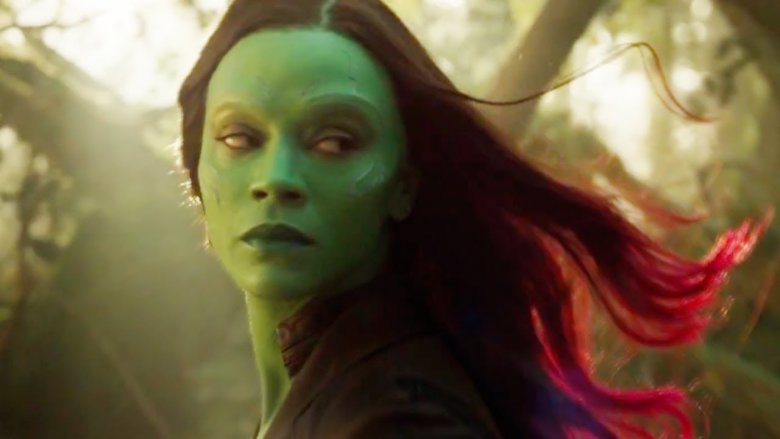 Zoe Saldana in Guardians of the Galaxy Vol. 2