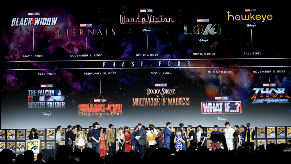 Comic Con announcement of MCU Phase Four