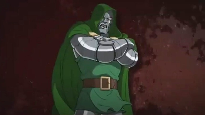 Dr. Doom crossing his arms