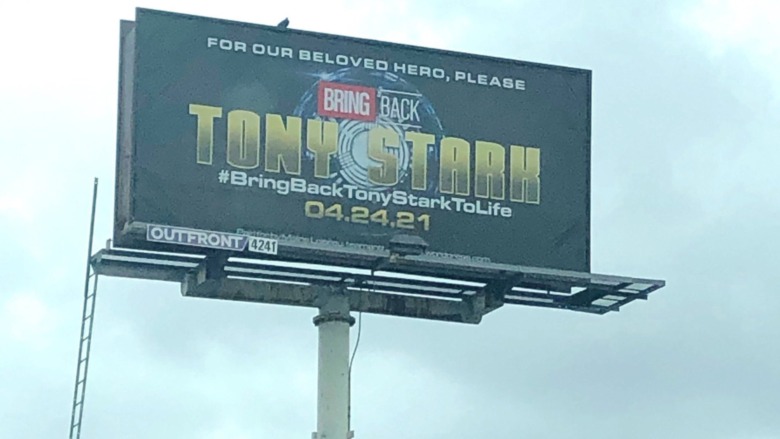 Iron Man fan billboard