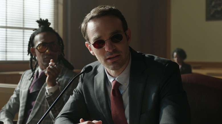 Matt Murdock with a client