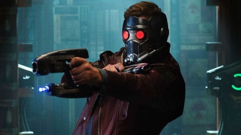 Star-Lord pointing gun